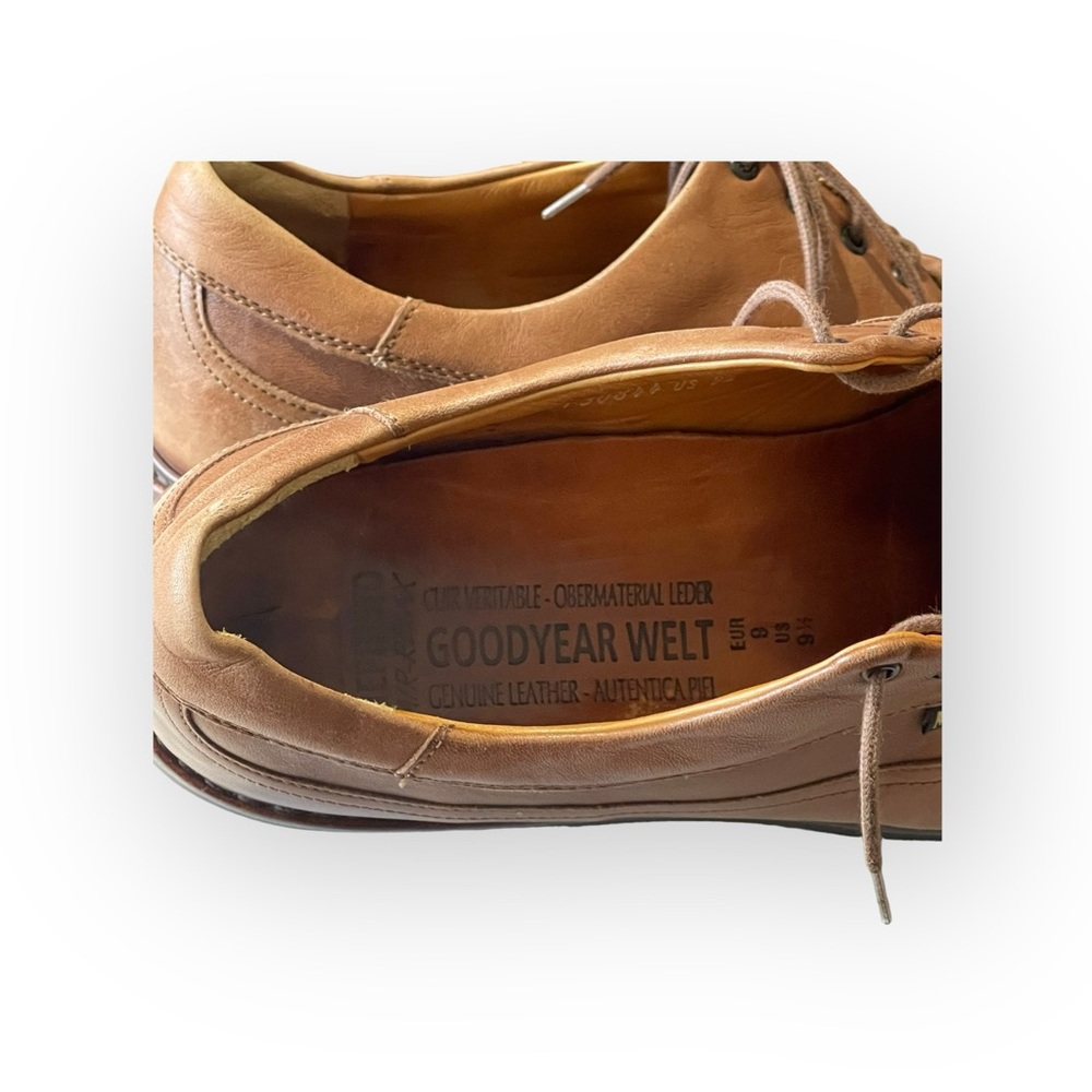 Mephisto ψ Abel Air Walk Goodyear Oxford Lace Up Shoes ψ Chestnut Leather ψ 9.5 - Picture 8 of 16